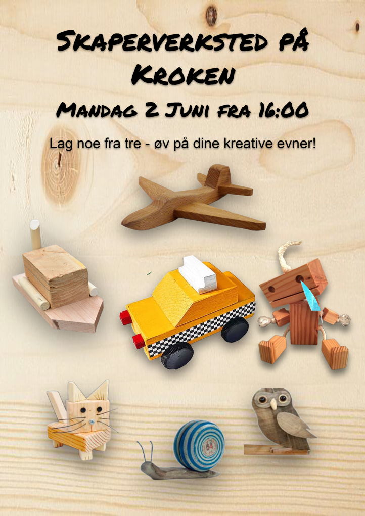 En gruppe objekter på en overflate