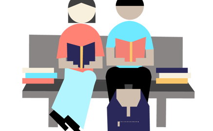 en gruppe mennesker i en sirkel