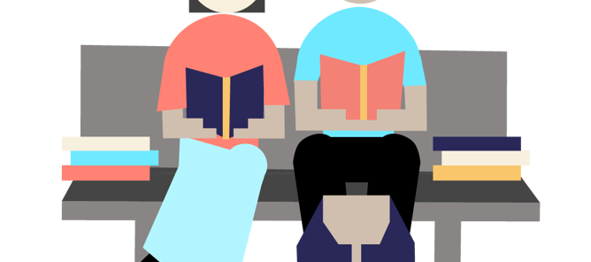 en gruppe mennesker i en sirkel